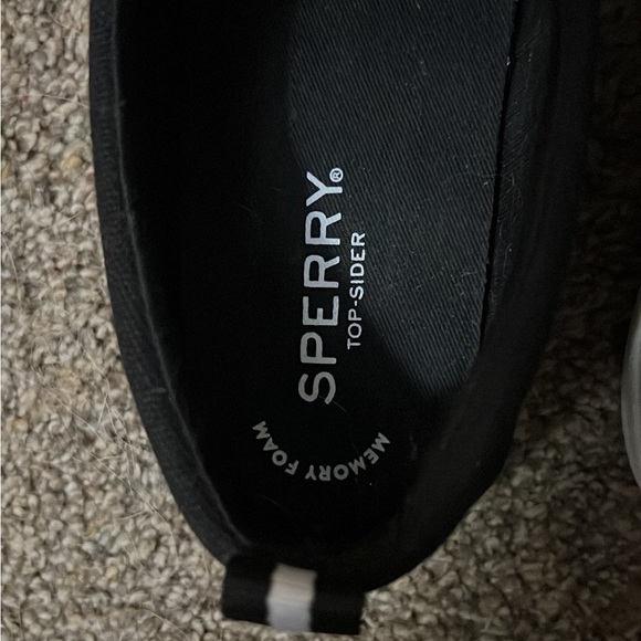 Sperry Crest Vibe Canvas Sneaker Black Women’s - Picture 4 of 5